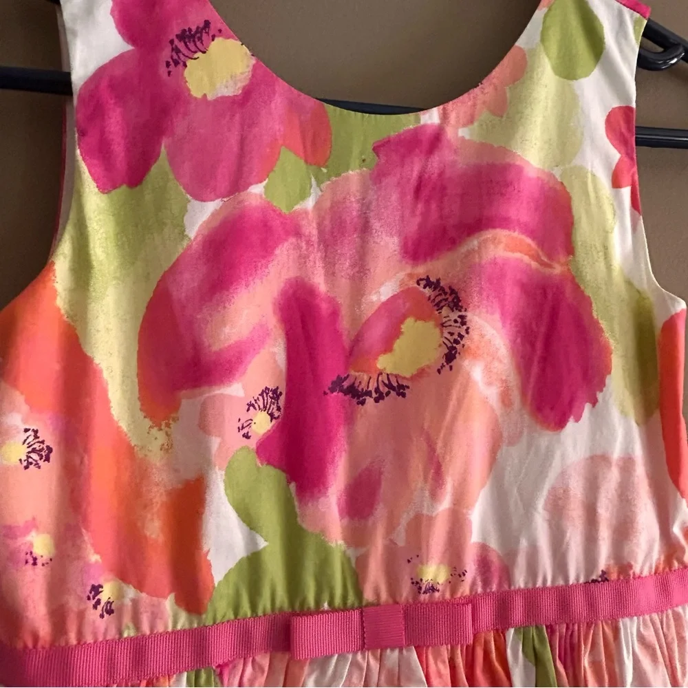 Gymboree Floral Dress in Pink and Orange 🧡host pick🧡